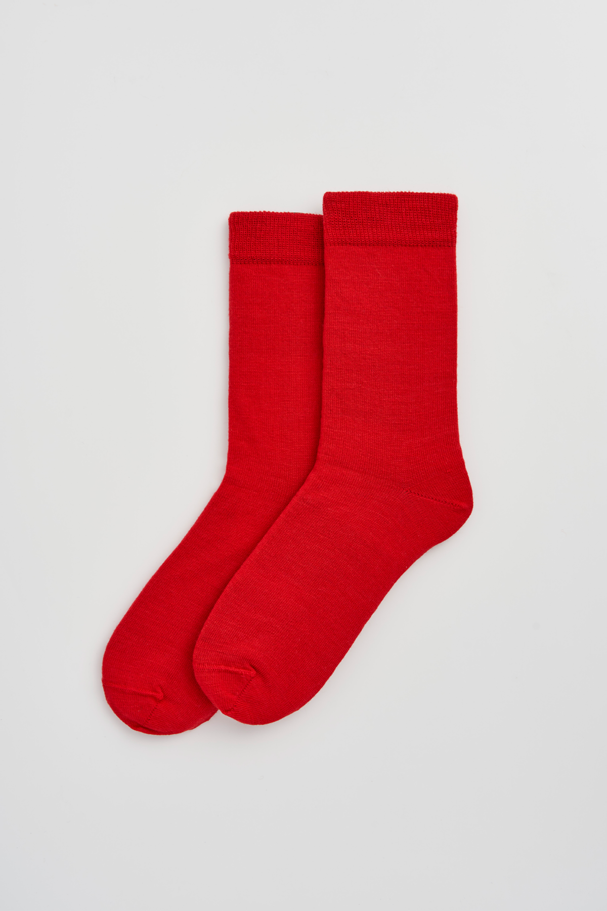 Pairs Postbox Red Merino Socks - The Mercantile London
