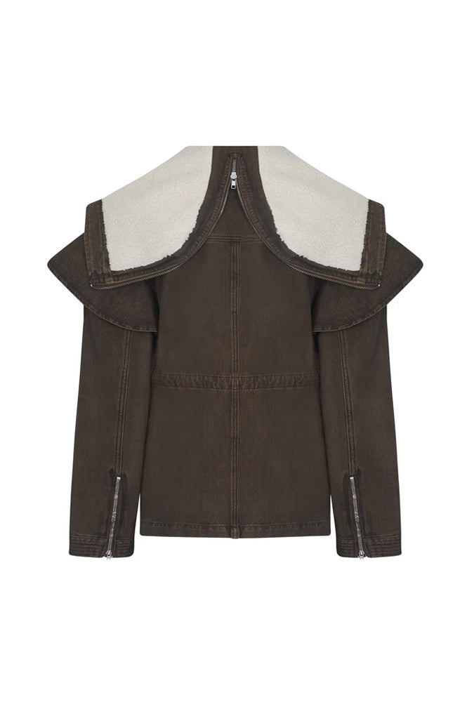 Seventy + Mochi Finn Cacao Denim Jacket - The Mercantile London