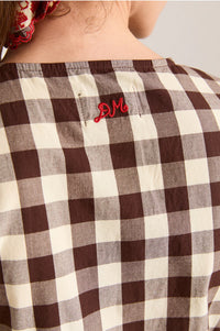 Damson Madder Madison Butter Gingham Blouse