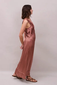 Faune Primrose Sandalwood Slip Dress - The Mercantile London