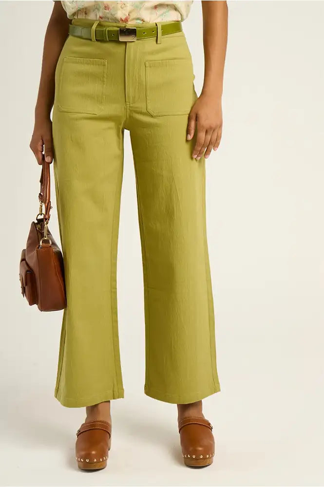 Petite Mendigote Garance Pistachio Trousers - The Mercantile London