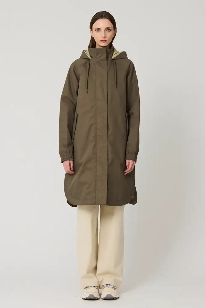 Tantä Hielo Sea Turtle Green Waterproof Parka