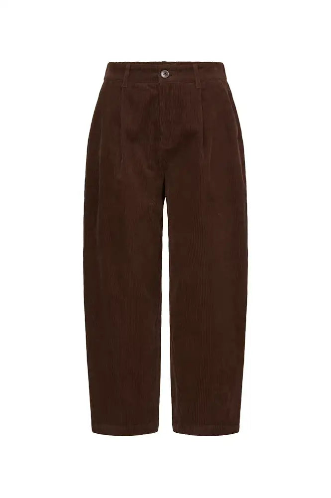Fransa Calana Hot Fudge Corduroy Trousers - The Mercantile London