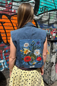 Frankie. Blue Denim S Vest