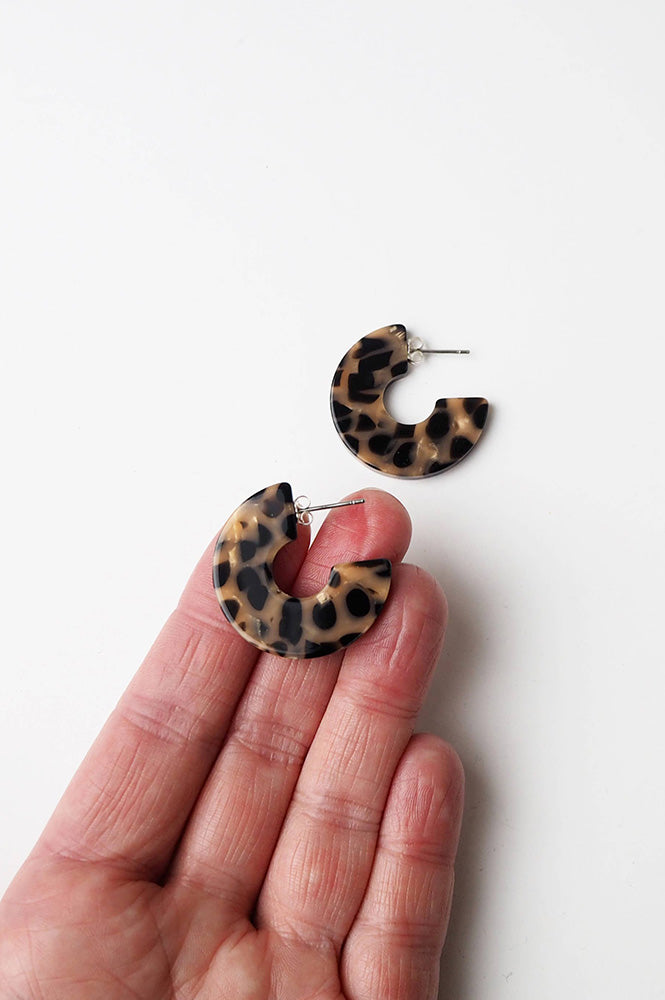 Custom Made Karamell Hoop Earrings - The Mercantile London