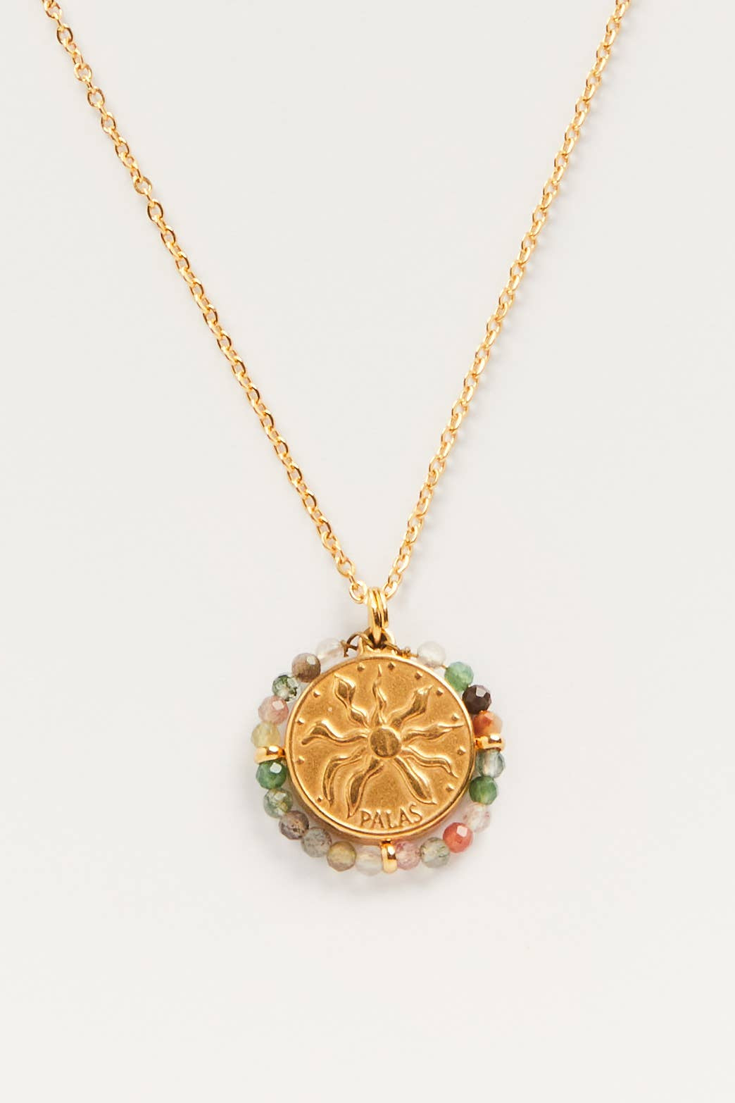 Palas Belamar Green Agate Necklace - The Mercantile London