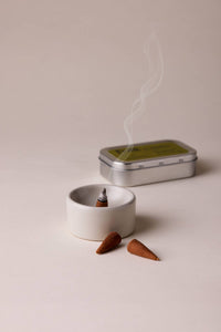 SS26 FieldDay Stoneware Incense Burner - The Mercantile London