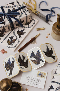 Katie Housley Dove Concertina Card - The Mercantile London