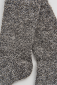 Pairs Smoke Grey Ultra Soft Alpaca Socks - The Mercantile London