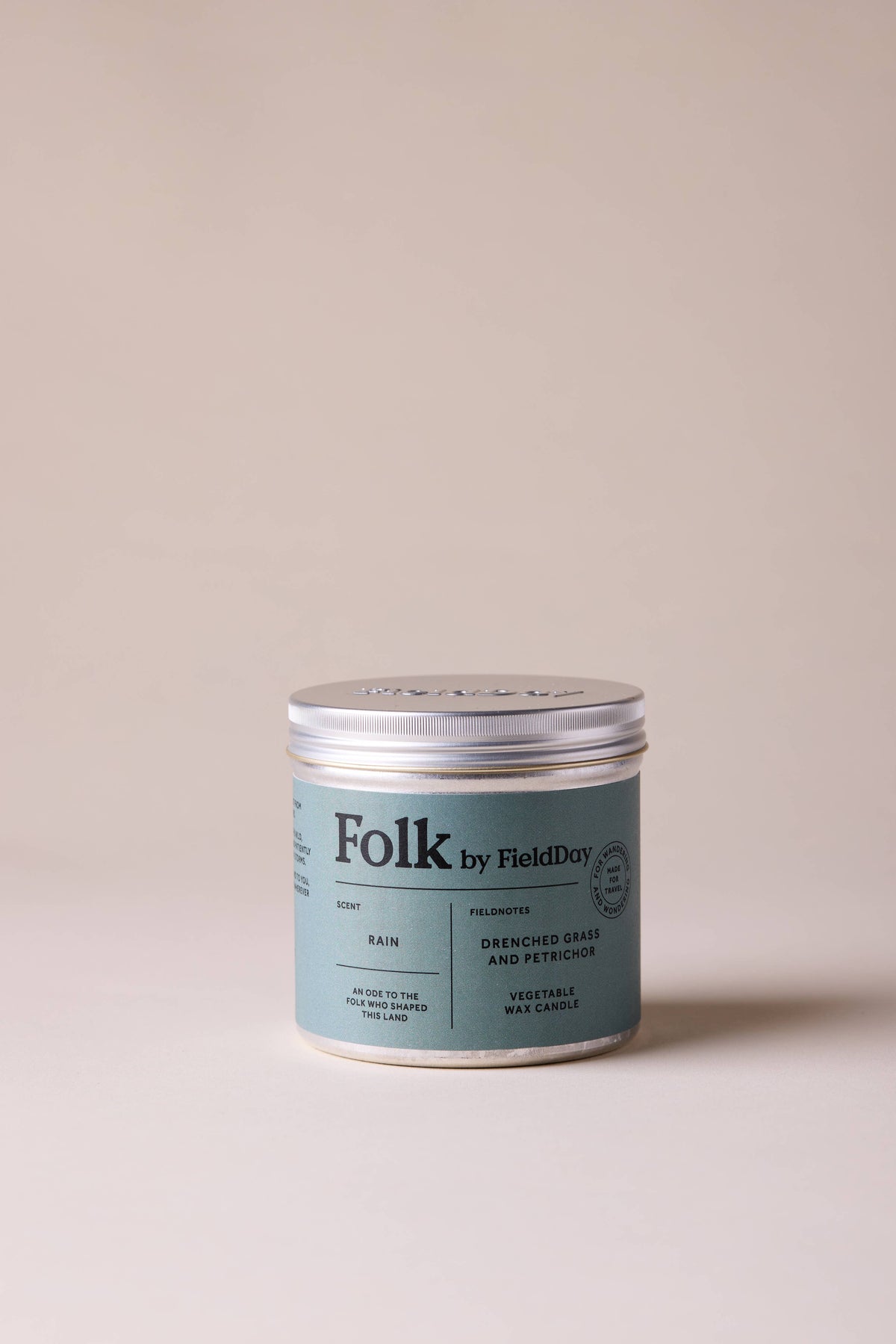 SS25 FieldDay Rain Folk Tin Candle - The Mercantile London
