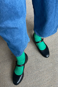 Le Bon Shoppe Her Kelly Green Socks - The Mercantile London