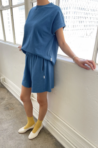 Le Bon Shoppe Flared Basketball Ocean Shorts - The Mercantile London