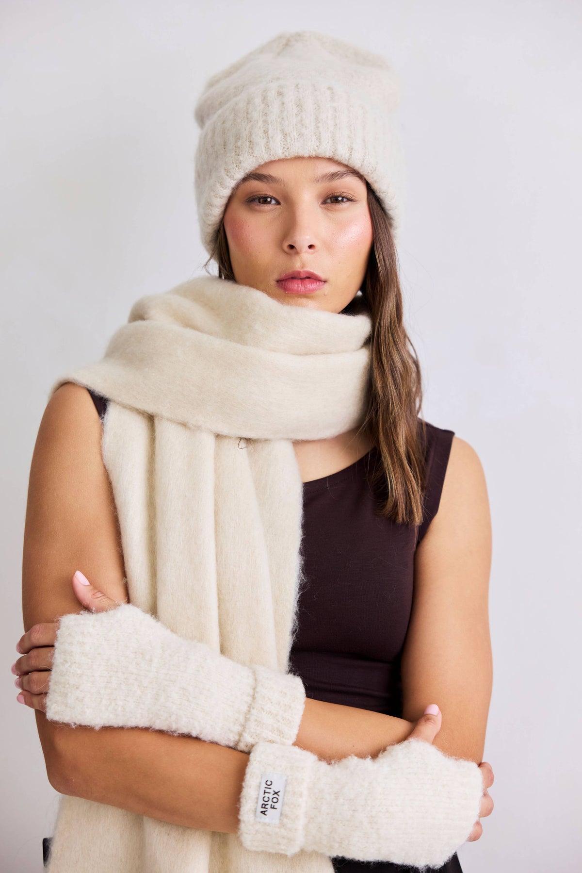 Arctic Fox Reykjavik Pebble Beige Hand Warmers