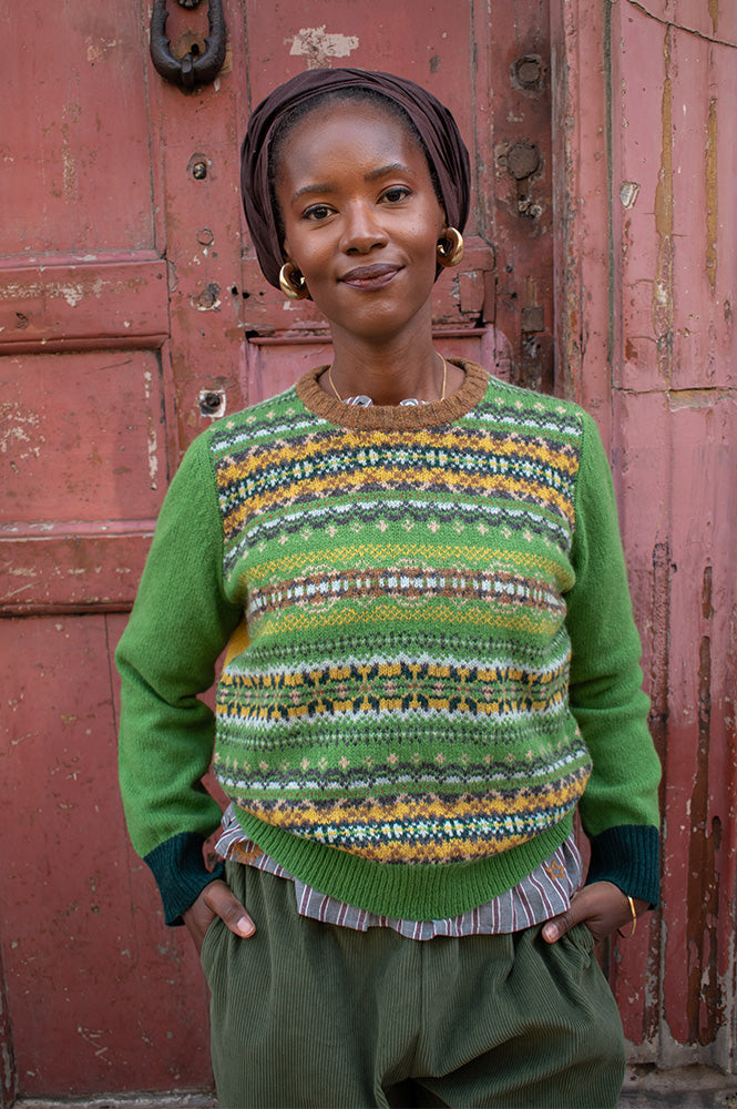 Eribé Westray St.Kilda Block Sweater - The Mercantile London