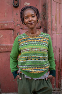 Eribé Westray St.Kilda Block Sweater - The Mercantile London