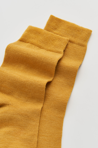 Pairs Golden Yellow Merino Socks - The Mercantile London
