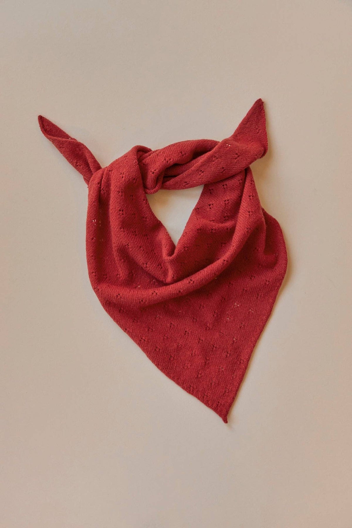 Rove Red Pointelle Neckerchief