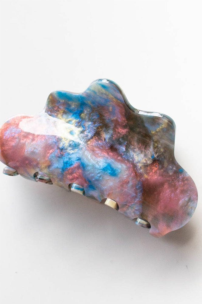 Tiepology Ocean Blue Hair Claw Clip - The Mercantile London
