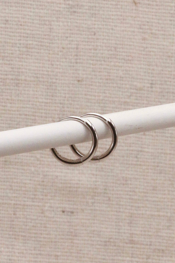 Everyday Silver Essential Huggie Hoops - The Mercantile London
