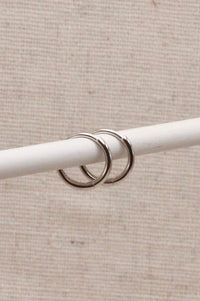 Everyday Silver Essential Huggie Hoops - The Mercantile London