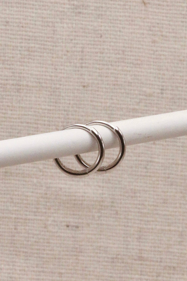 Everyday Silver Essential Huggie Hoops - The Mercantile London
