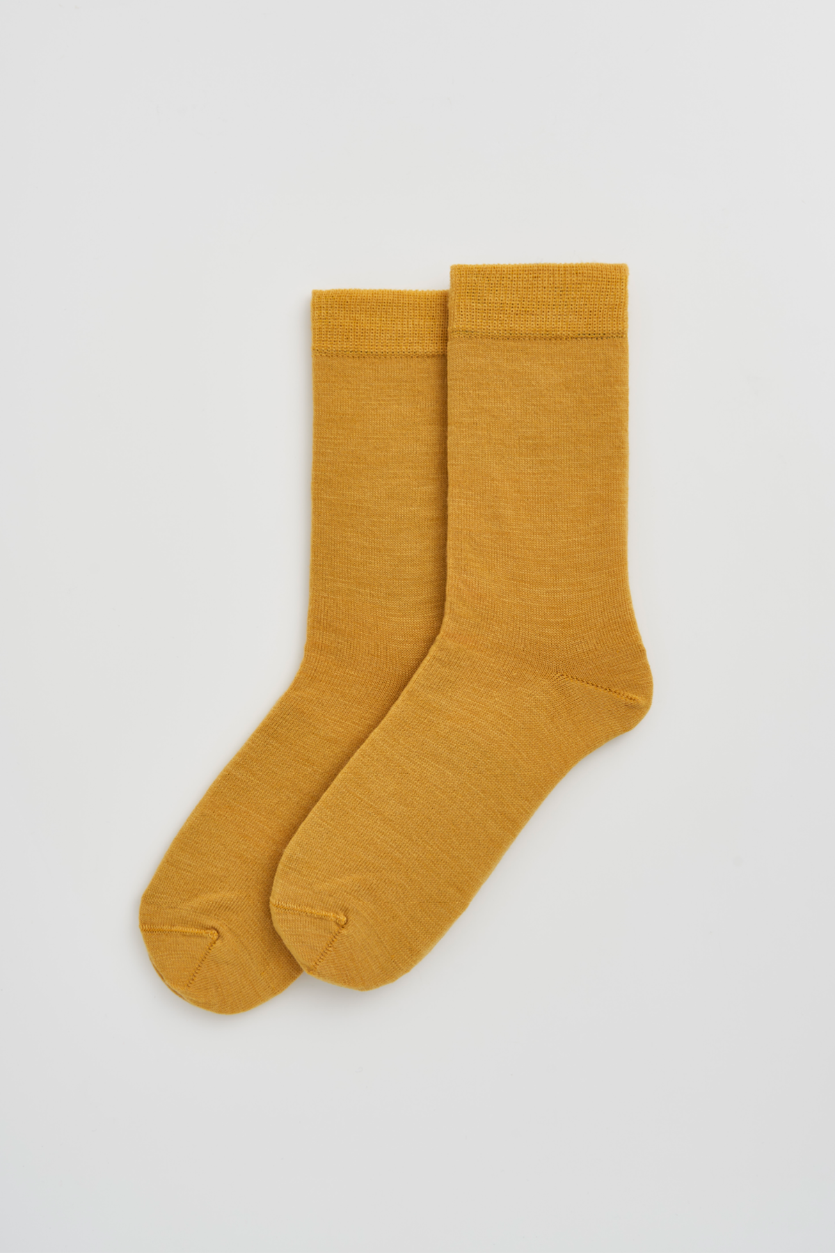 Pairs Golden Yellow Merino Socks - The Mercantile London
