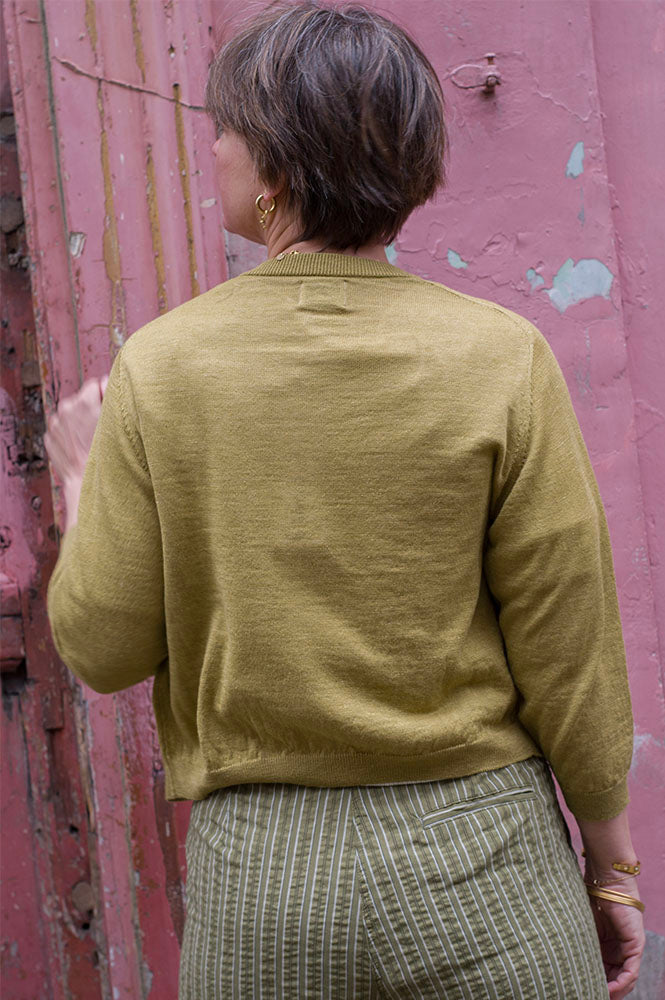 Bellerose Neeta Antique Gold Cardigan - The Mercantile London