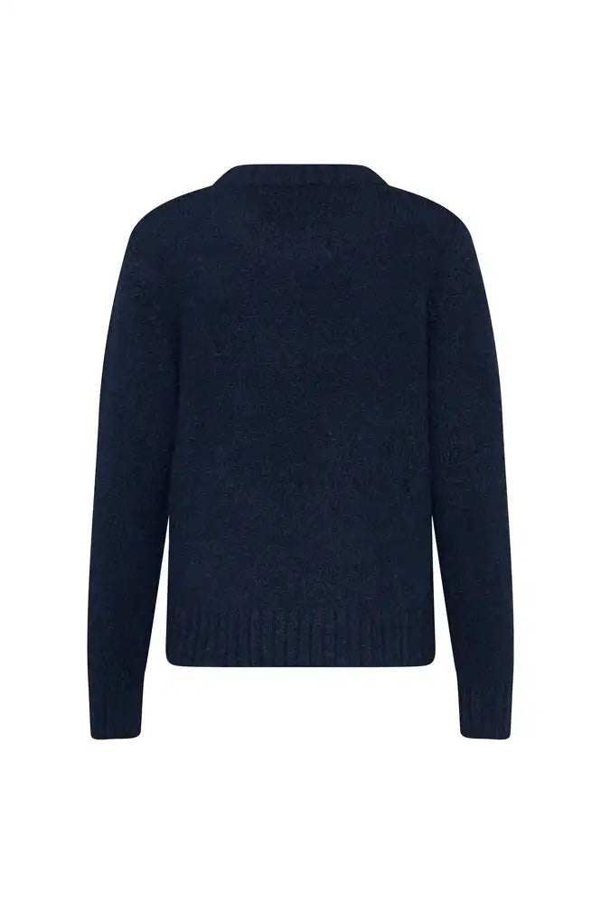 ICHI Bayana Total Eclipse Argyle Jumper