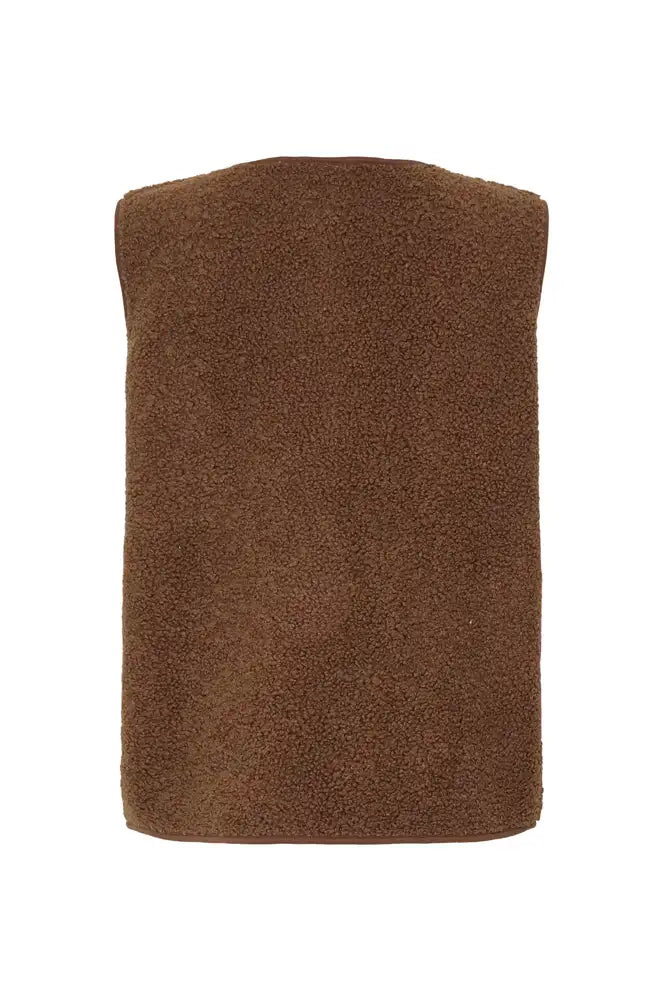 Fransa Gwynne Rain Drum Brown Waistcoat