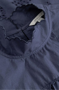 Noella Marilyn Dusty Blue Blouse - The Mercantile London