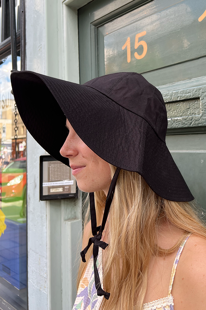 Baggu Black Soft Sun Hat - The Mercantile London