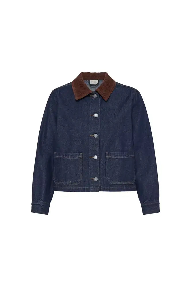 Fransa Leslie Dark Denim Jacket