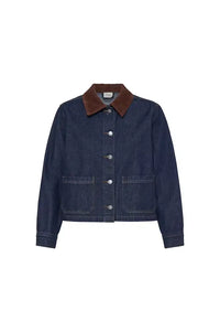 Fransa Leslie Dark Denim Jacket