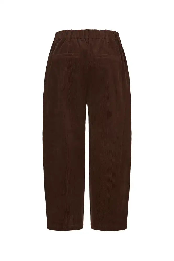 Fransa Calana Hot Fudge Corduroy Trousers - The Mercantile London