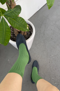 Le Bon Shoppe Her Jade Socks - The Mercantile London