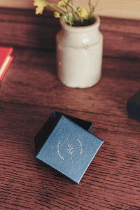 Nordic Muse Gold Round Signet Ring