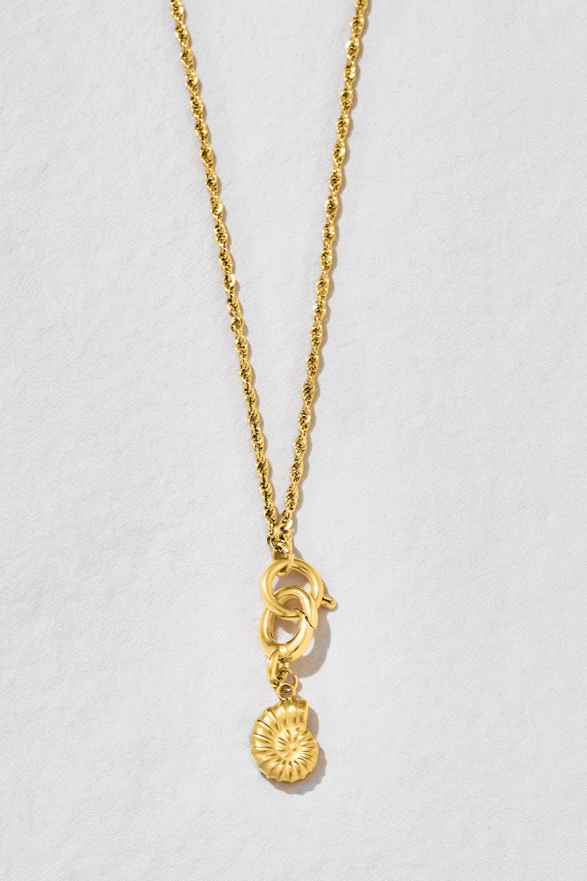 Nautilus Gold Shell Charm - The Mercantile London