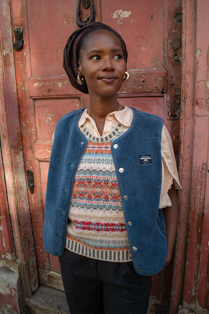 Eribé Westray Mallaig Knitted Vest - The Mercantile London