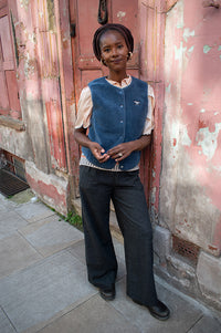 Maison Anana Sandy Grey Trousers - The Mercantile London