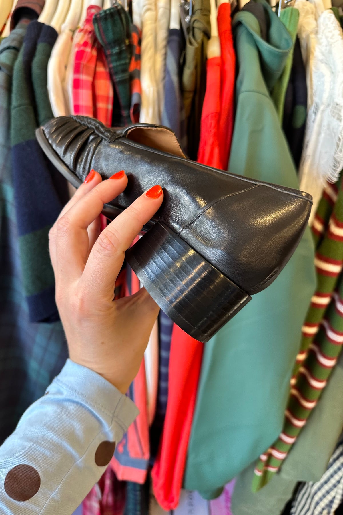 Billi Bi Black Nappa Loafer