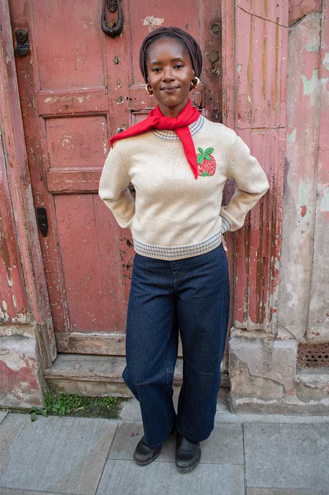 Soeur Eliott Raw Blue Balloon Jeans - The Mercantile London