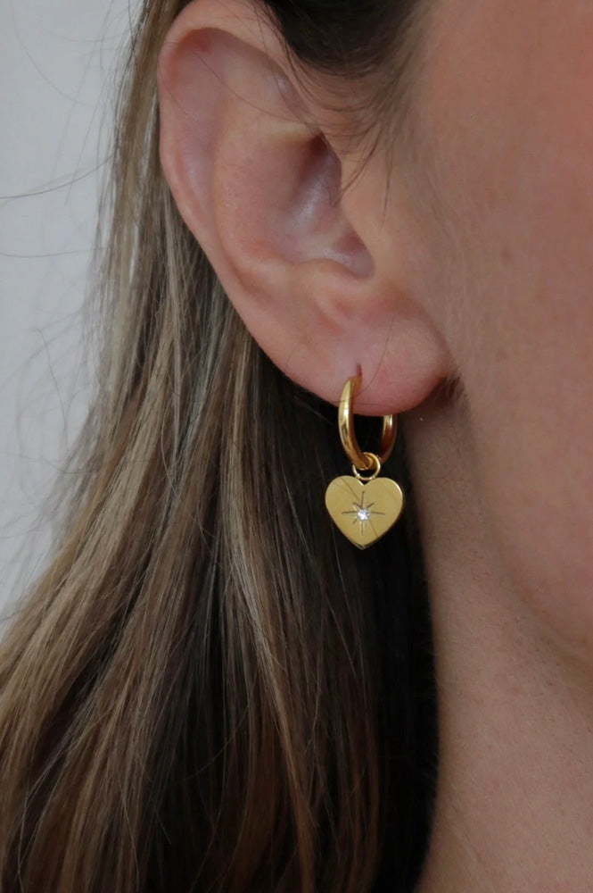 and danu Heart Earrings