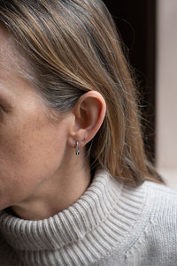 Luv AJ Chain Link Silver Huggies - The Mercantile London