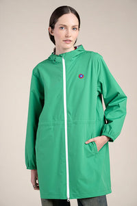 Flotte Amelot Cactus Long Raincoat - The Mercantile London