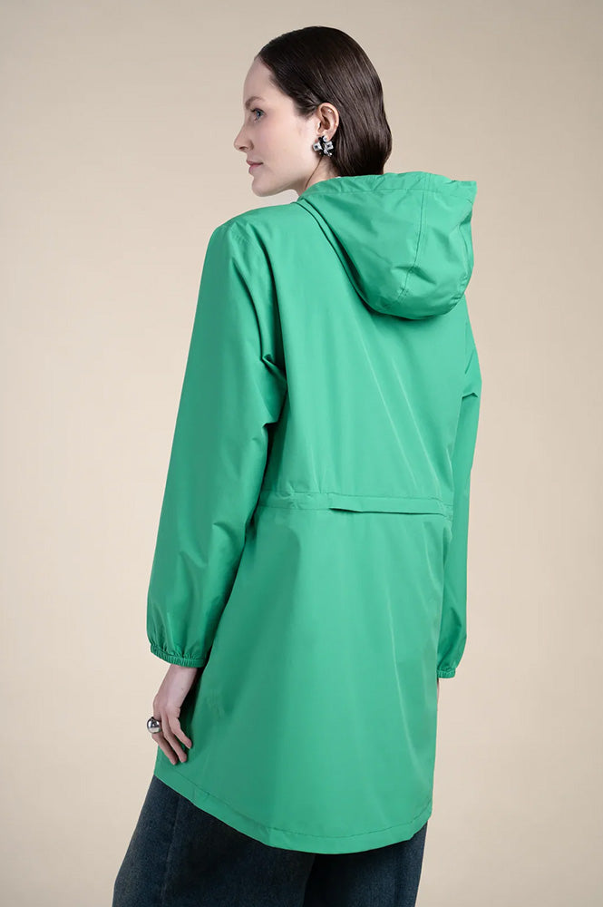 Flotte Amelot Cactus Long Raincoat - The Mercantile London