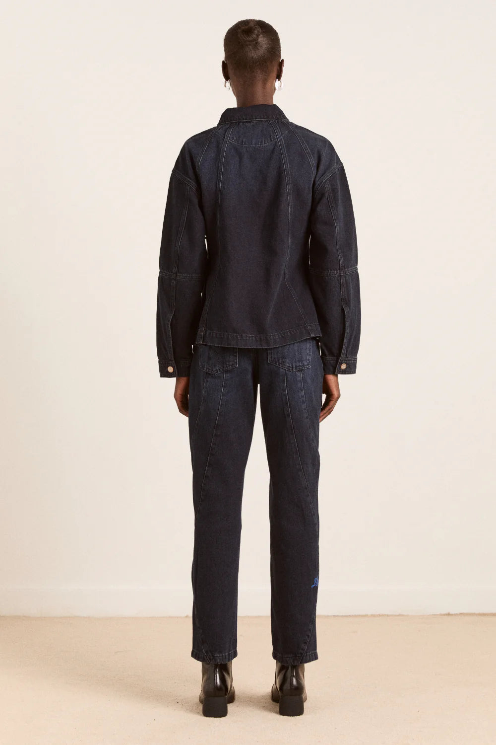 Damson Madder Juli Wavy Seam Jeans - The Mercantile London