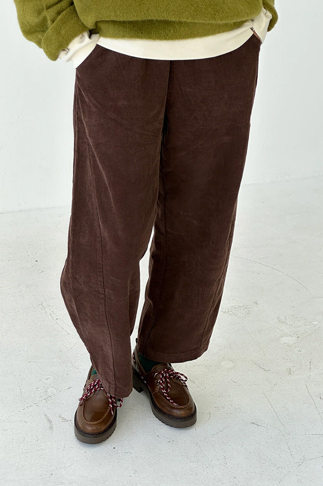 Le Bon Shoppe Arc Corduroy Chocolate Pants - The Mercantile London