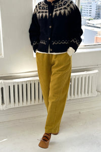 Le Bon Shoppe Arc Corduroy Olive Pants - The Mercantile London