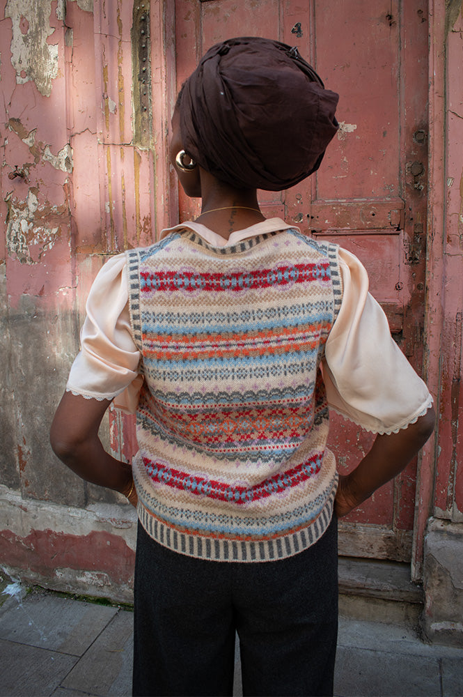Eribé Westray Mallaig Knitted Vest - The Mercantile London