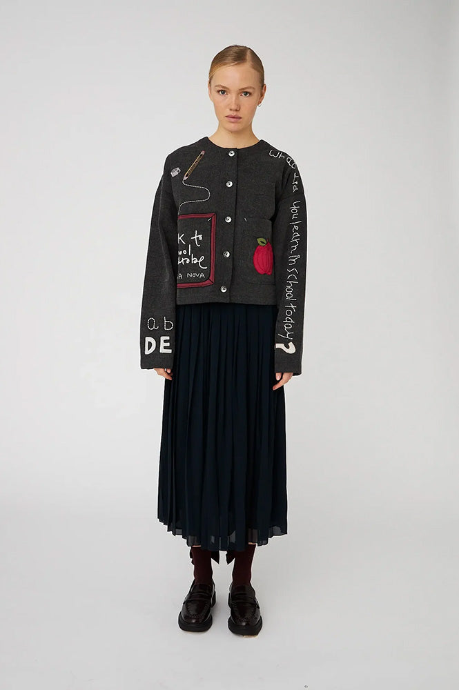 Stella Nova Back To School Almost Black Jacket - The Mercantile London